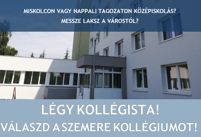Kollégiumi jelentkezés