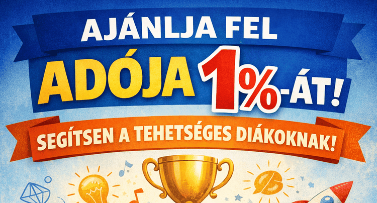 Támogassa iskolánkat az 1% felajánlásával!