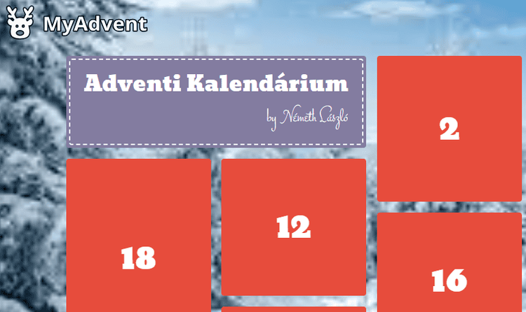 Adventi kalendárium